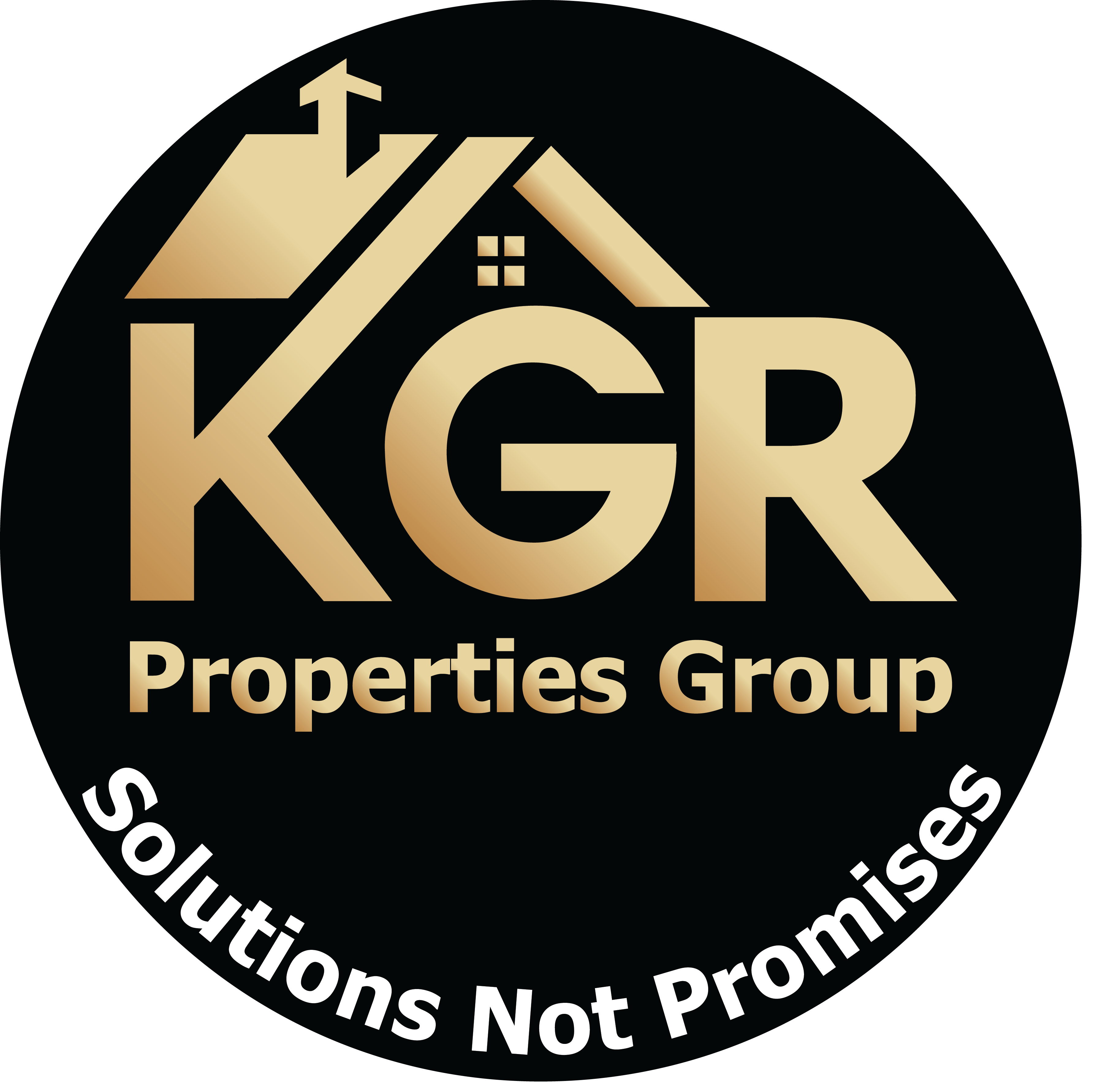 KGR Black Side Circle Logo